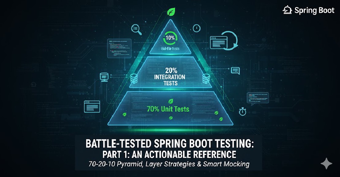 Spring Boot Testing Strategy – Ultimate Cheatsheet 2025 (Part 1)